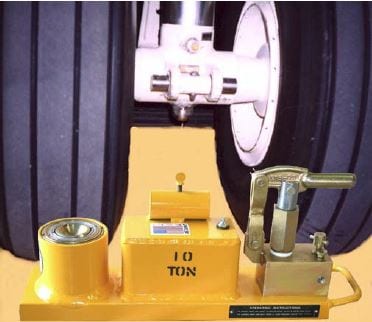 HAND CARRY AXLE JACK, 10 Ton Capacity